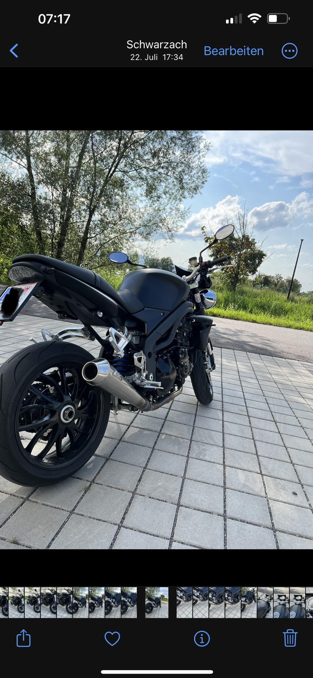 Motorrad verkaufen Triumph Speed Triple 1050 Ankauf